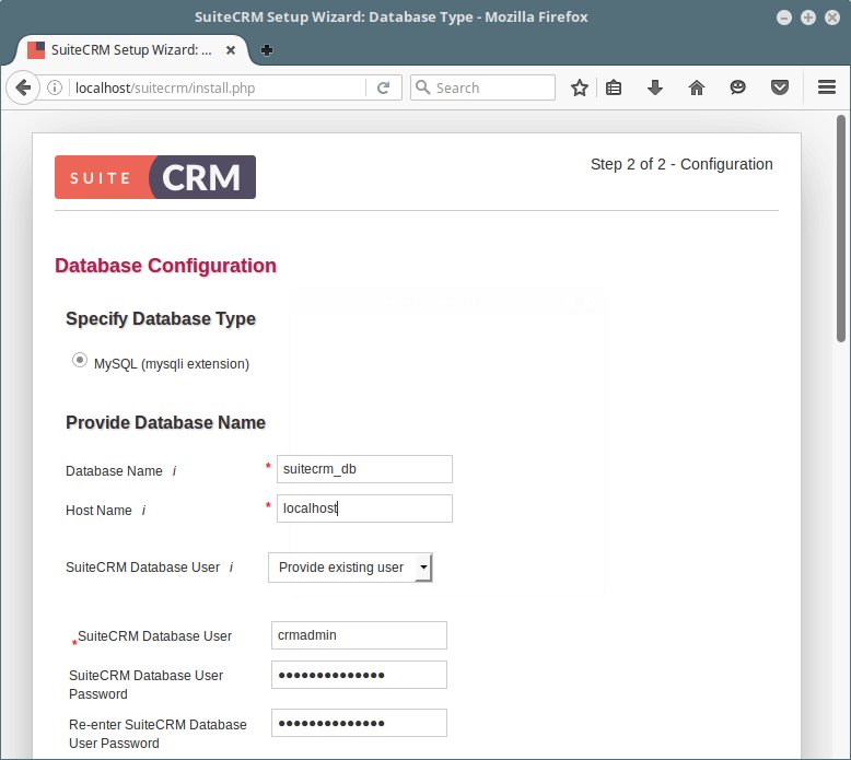 Database Configuration