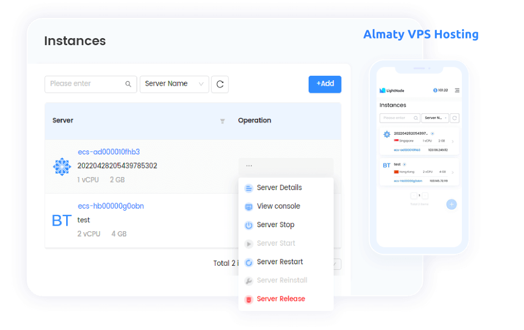 LightNode Almaty VPS Hosting