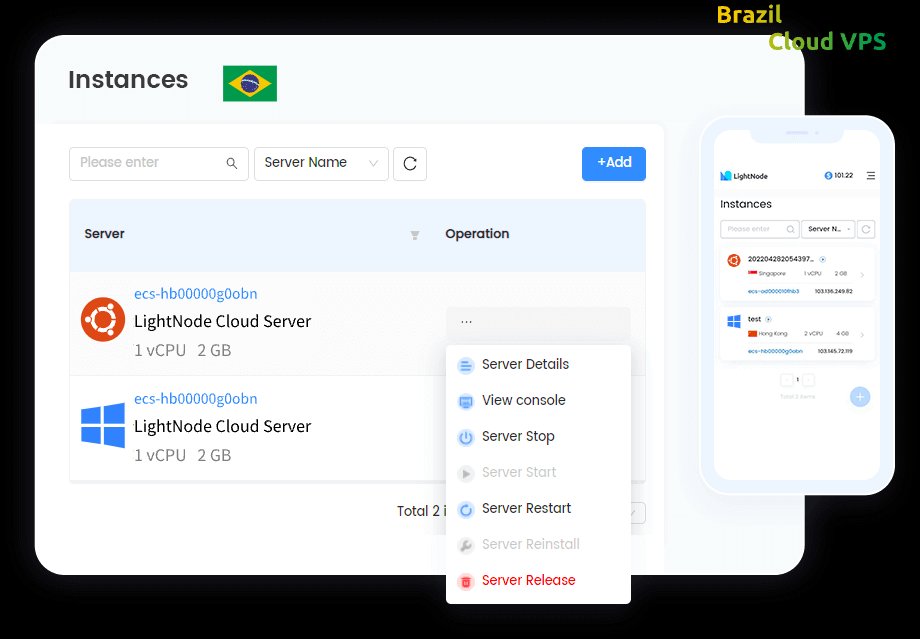 LightNode VPS Brazil