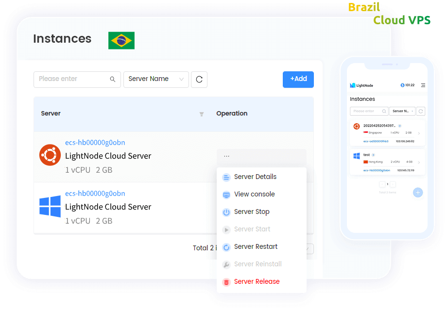 LightNode VPS Brazil