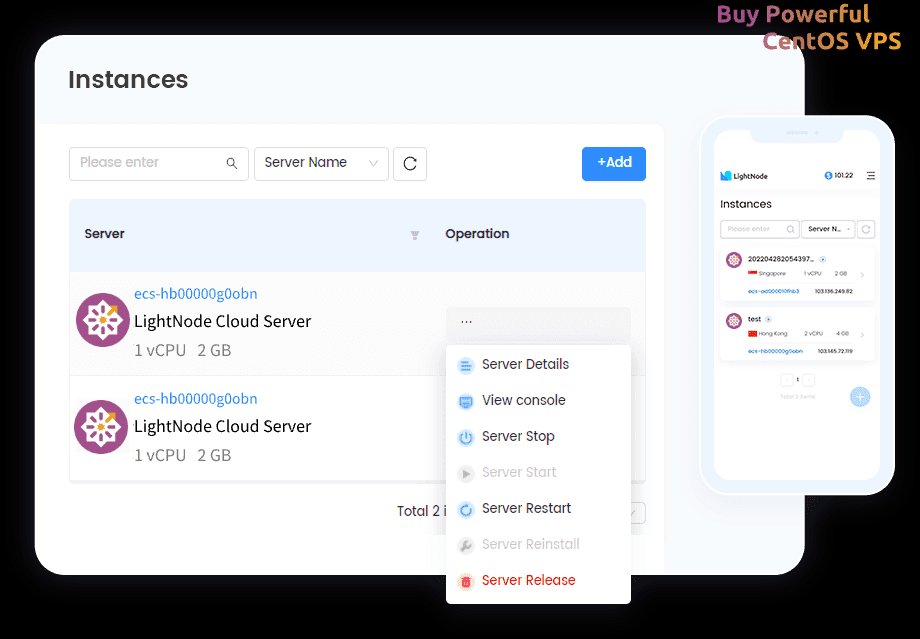 LightNode CentOS VPS