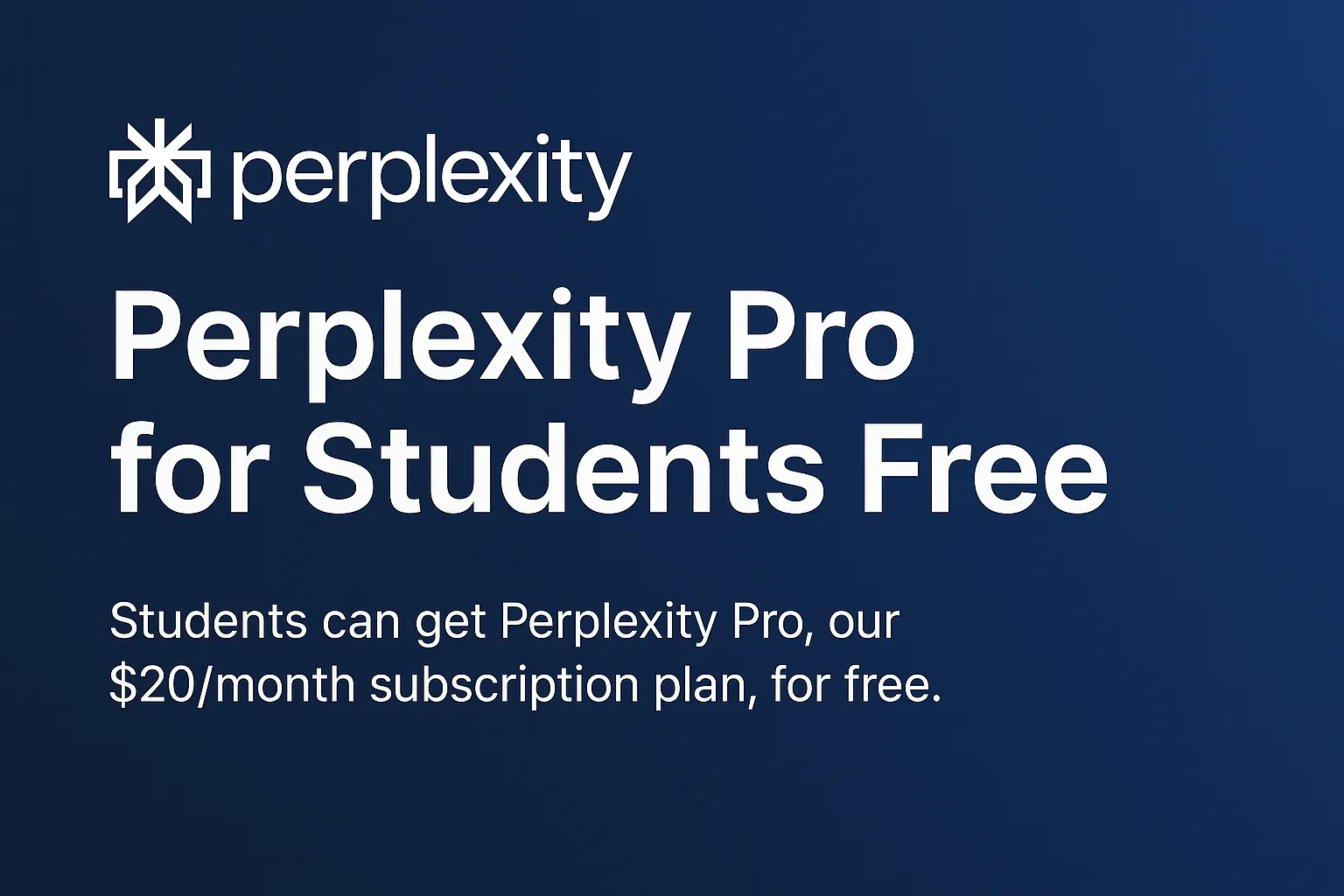 Perplexity Pro for Students Free