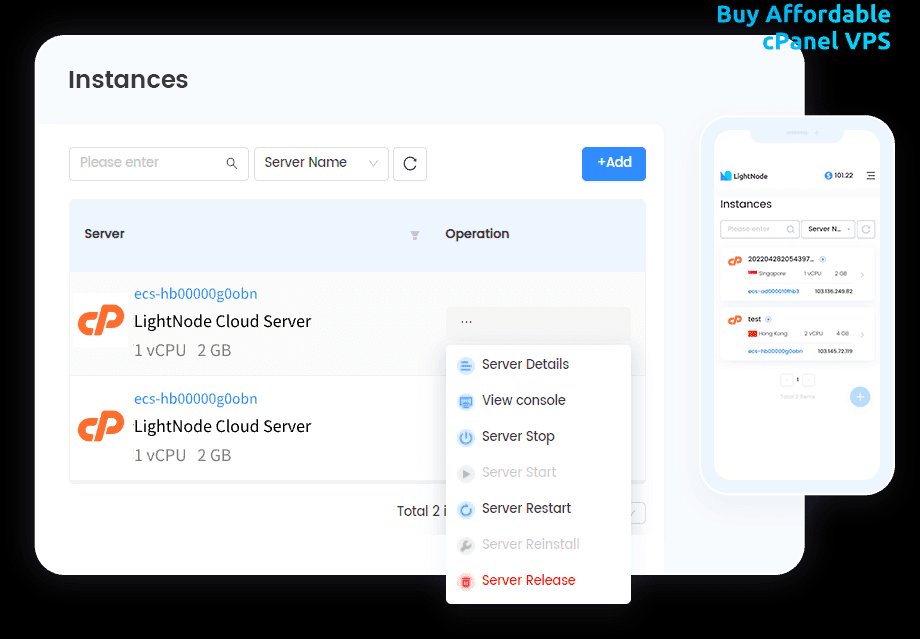 cPanel & WHM VPS 主机