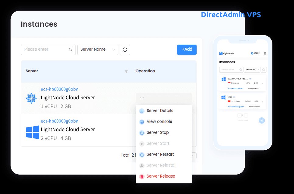 LightNode DirectAdmin VPS