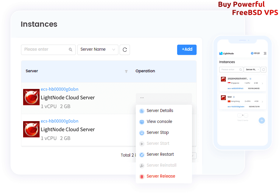 LightNode FreeBSD VPS