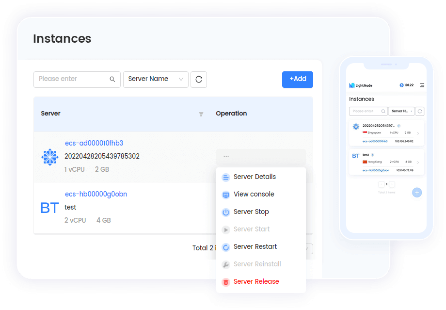 LightNode VPS Гонконг