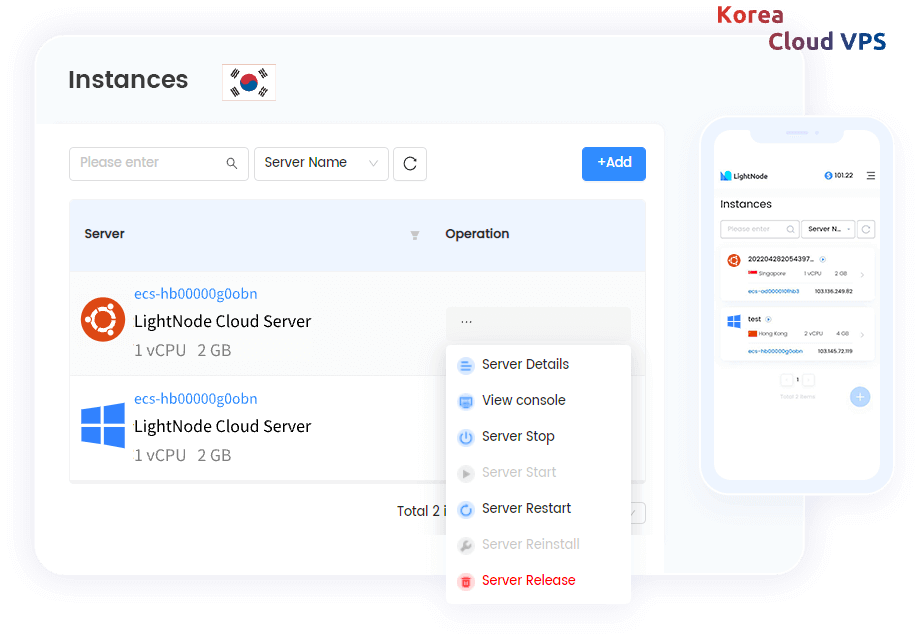 LightNode VPS Korea