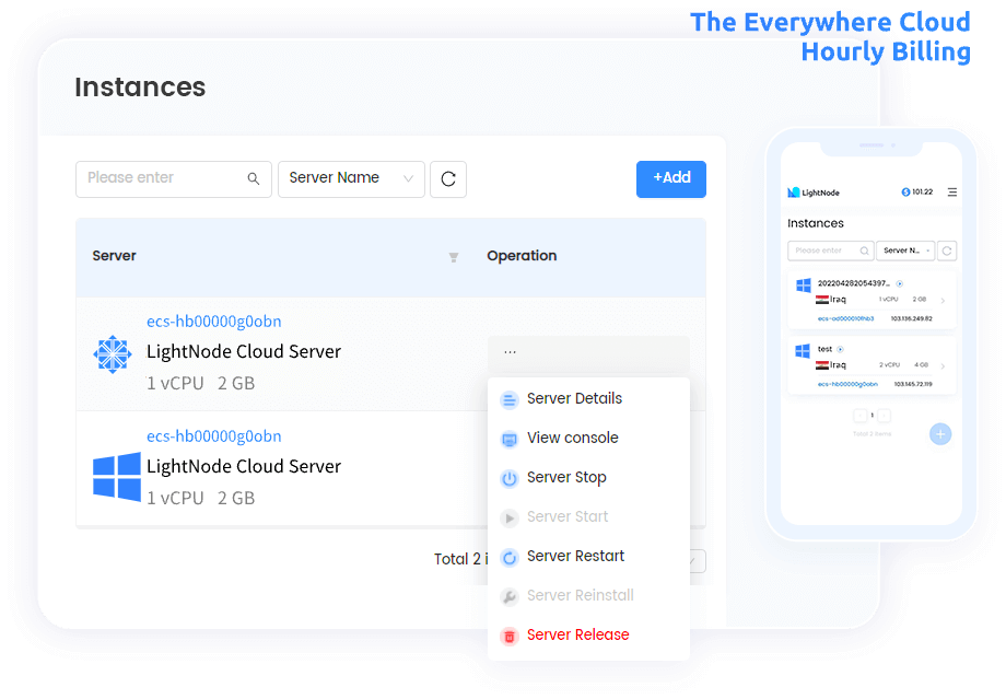 LightNode vs Vultr