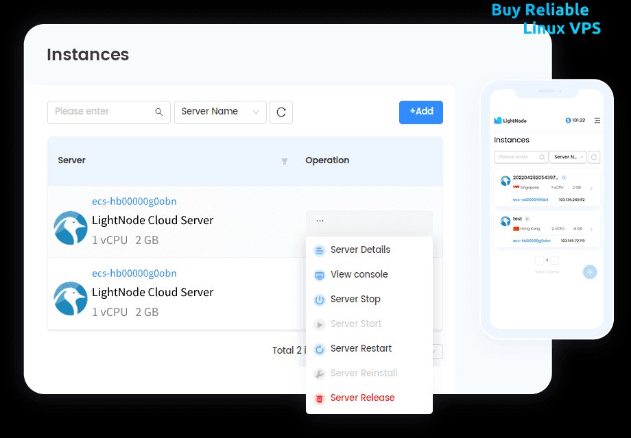 LightNode Linux VPS