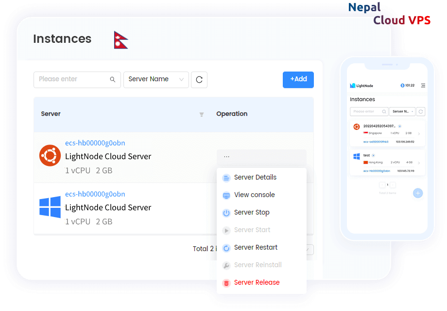 LightNode Nepal VPS