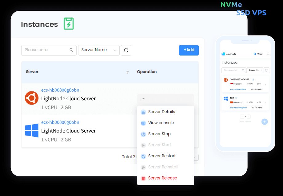 LightNode NVMe SSD VPS