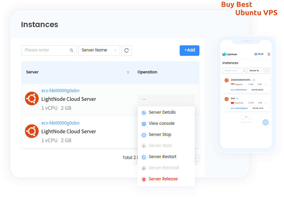 LightNode Ubuntu VPS